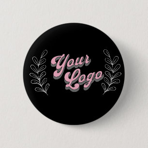 Badge Rond 5 Cm Logo minimaliste moderne