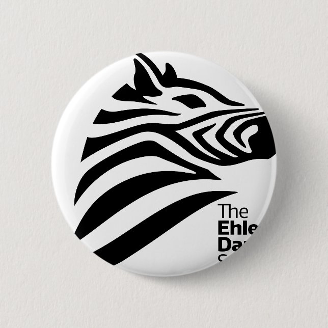 Badge Rond 5 Cm Logo officiel de société d'Ehlers-Danlos (Devant)