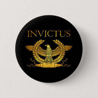 Badge Rond 5 Cm logo or invictus