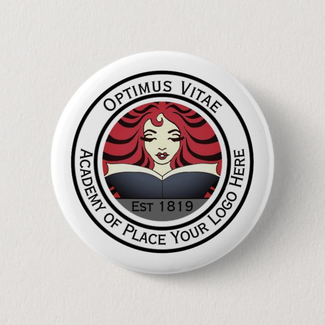 Badge Rond 5 Cm Logo personnalisé (Devant)