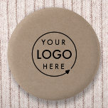 Badge Rond 5 Cm Logo Rustique Kraft | Entreprise moderne<br><div class="desc">Un modèle d'affaires rustique simple et naturel, dans un style minimaliste moderne, qui peut être facilement mis à jour avec le logo de votre entreprise. Si vous avez besoin d'aide pour personnaliser ce produit, veuillez me contacter en utilisant le bouton de message ci-dessous et je serai heureux de vous aider....</div>