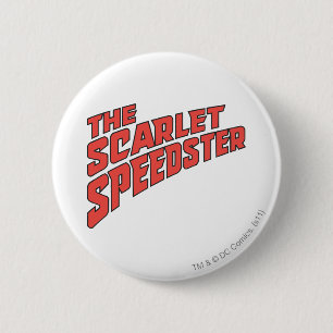Badge Rond 5 Cm Logo Scarlet Speedster