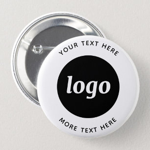 Badge Rond 5 Cm Logo Simple Avec Texte Commercial