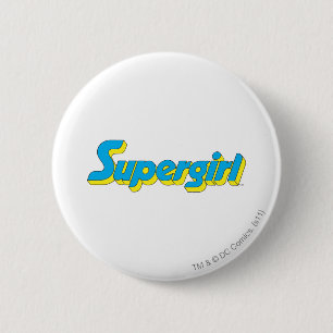 Badge Rond 5 Cm Logo Supergirl