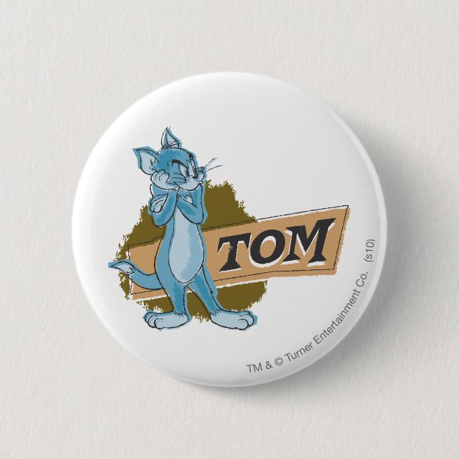 Badge Rond 5 Cm Logo Tom Attitude (Devant)