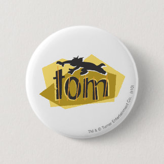 Badge Rond 5 Cm Logo Tom Silhouette