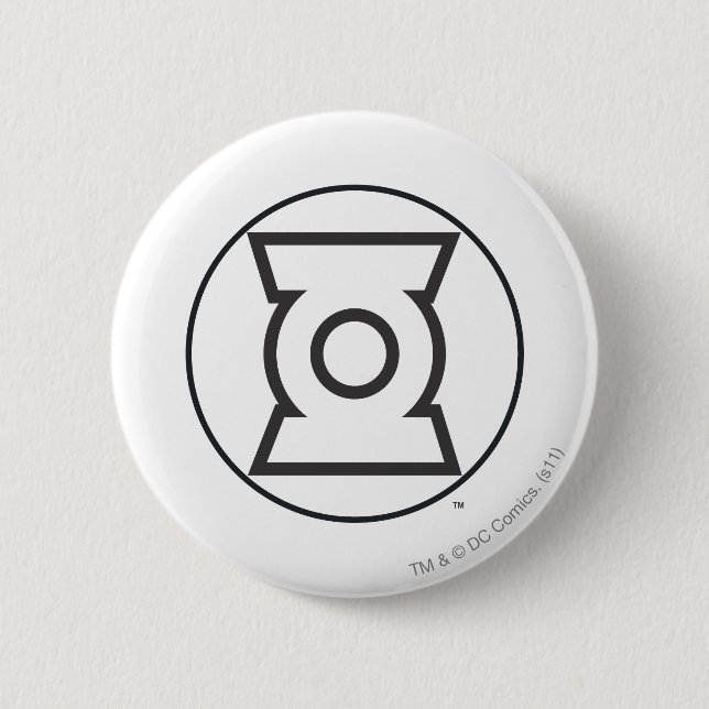 Badge Rond 5 Cm Logo vert 12 de lanterne (Devant)