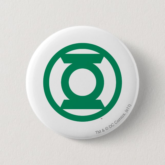 Badge Rond 5 Cm Logo vert 13 de lanterne (Devant)