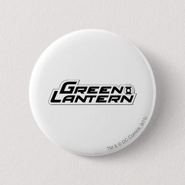Badge Rond 5 Cm Logo vert 1 de lanterne (Devant)