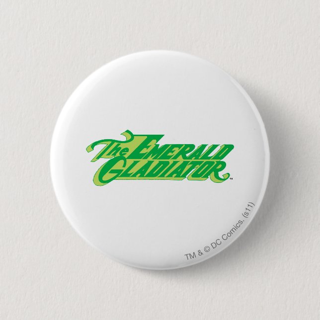 Badge Rond 5 Cm Logo vert 8 de lanterne (Devant)