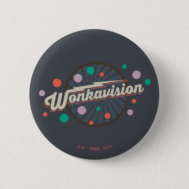 Badge Rond 5 Cm Logo Wonkavision (Devant)
