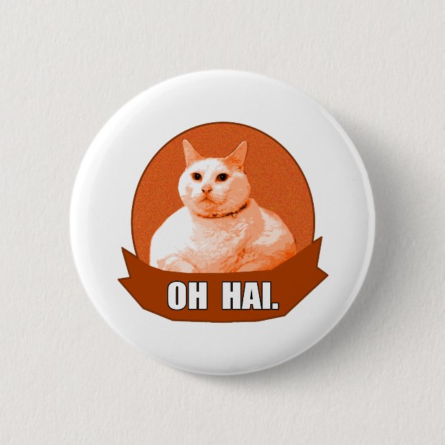 BADGE ROND 5 CM L'OH HAI. (Devant)