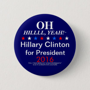 BADGE ROND 5 CM L'OH HILLLL, OUAIS !