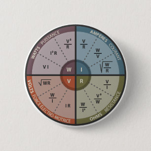 Badge Rond 5 Cm LOI d'OHM de Vape