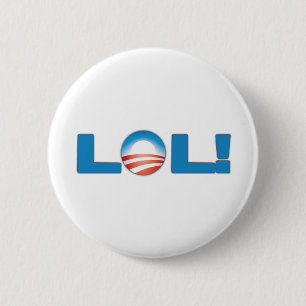 Badge Rond 5 Cm LOL anti Obama