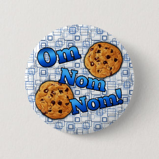 Badge Rond 5 Cm L'OM Nom Nom, biscuits d'amour de Meme