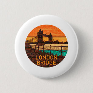 Badge Rond 5 Cm London Bridge