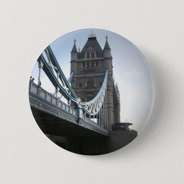Badge Rond 5 Cm London Bridge (Devant)