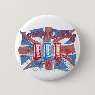 Badge Rond 5 Cm Londres appelle
