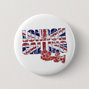 Badge Rond 5 Cm Londres appelle
