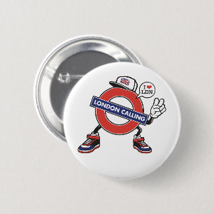 Badge Rond 5 Cm Londres Calling