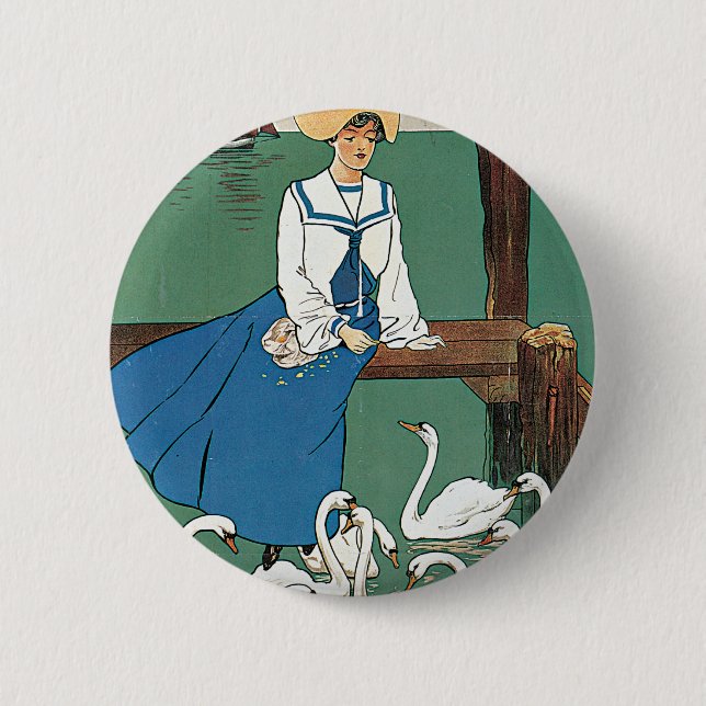 Badge Rond 5 Cm Londres et Sud-Ouest ~ Weymouth (Devant)