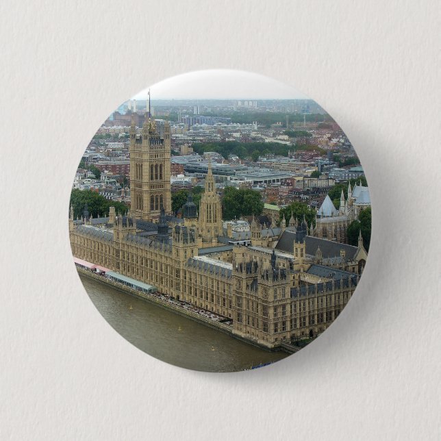 Badge Rond 5 Cm Londres Westminster (Devant)