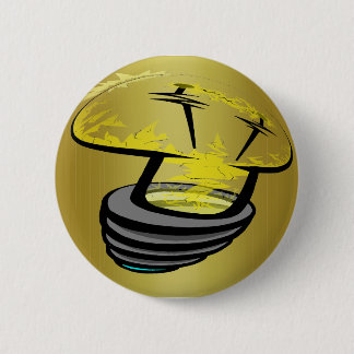 Badge Rond 5 Cm L'or Casquette clair