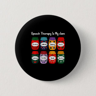 Badge Rond 5 Cm L'orthophonie est ma tasse de Noël Orthophoniste