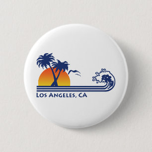 Badge Rond 5 Cm Los Angeles