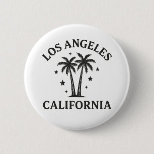 Badge Rond 5 Cm Los Angeles