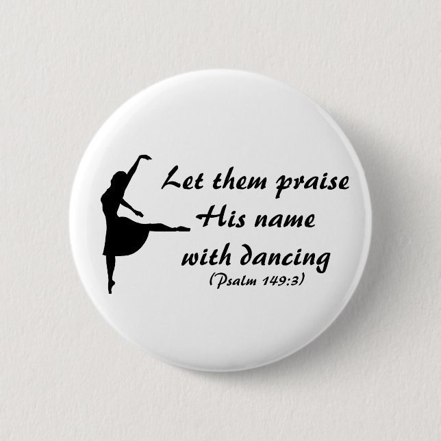 Badge Rond 5 Cm Louez-Le Avec Le Bouton Dansant (Devant)