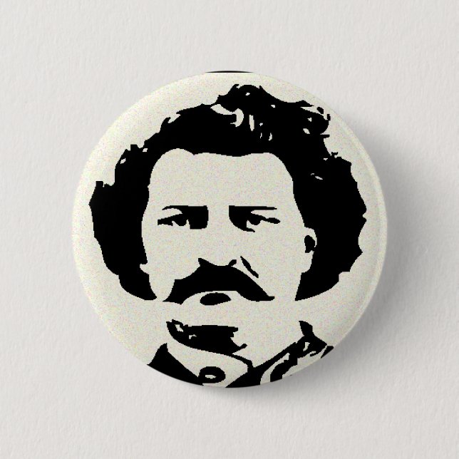 Badge Rond 5 Cm Louis Riel Button (Devant)