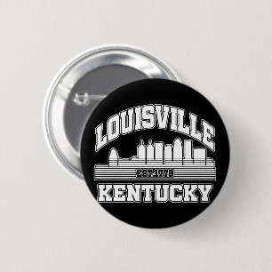 Badge Rond 5 Cm Louisville, Kentucky