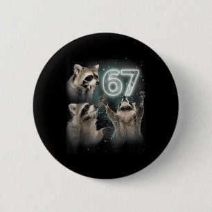 Badge Rond 5 Cm Loup hurlant à la lune 67 6 7 Halloween 67 Loup