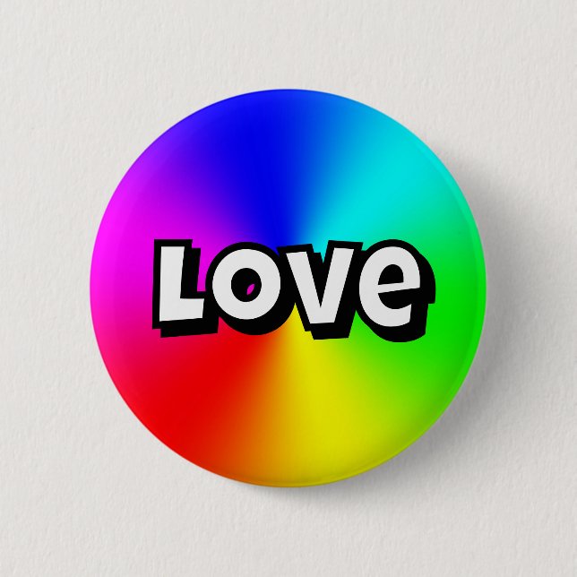 Badge Rond 5 Cm Love (Devant)
