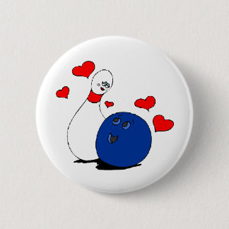 Badge Rond 5 Cm Love de bowling