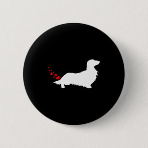 Badge Rond 5 Cm Love Dog Farts Apparel Corp. Saint-Valentin Long H