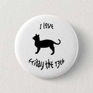 Badge Rond 5 Cm Love Friday Le 13ème