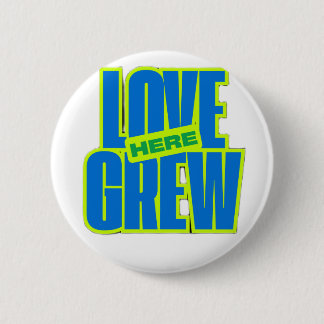 Badge Rond 5 Cm Love Grew Here – Romantic Button Pin for Bags, Jac