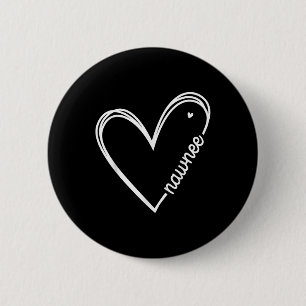 Badge Rond 5 Cm Love Nawnee Heart Femmes Fête des mères Anniversai