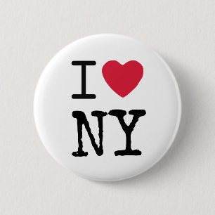 Badge Rond 5 Cm Love New York