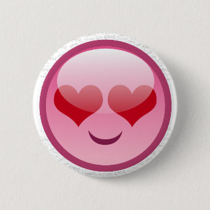 BADGE ROND 5 CM LOVE SMILLE