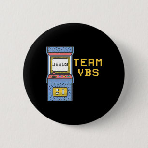 Badge Rond 5 Cm Love Vbs 2024 Video Game Vacation Bible School Ret