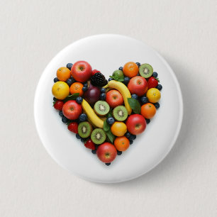 Badge Rond 5 Cm Love Vegan