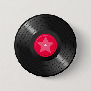Badge Rond 5 Cm LP Record02
