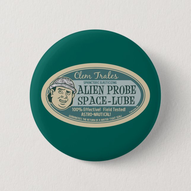 Badge Rond 5 Cm Lube spatiale (Devant)