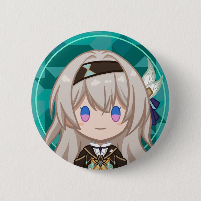 Badge Rond 5 Cm Luciole (Devant)