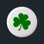 Badge Rond 5 Cm Lucky Green St Patrick's Day Shamrock<br><div class="desc">Un design shamrock vert Lucky parfait pour les fêtes de la Saint Patrick!</div>