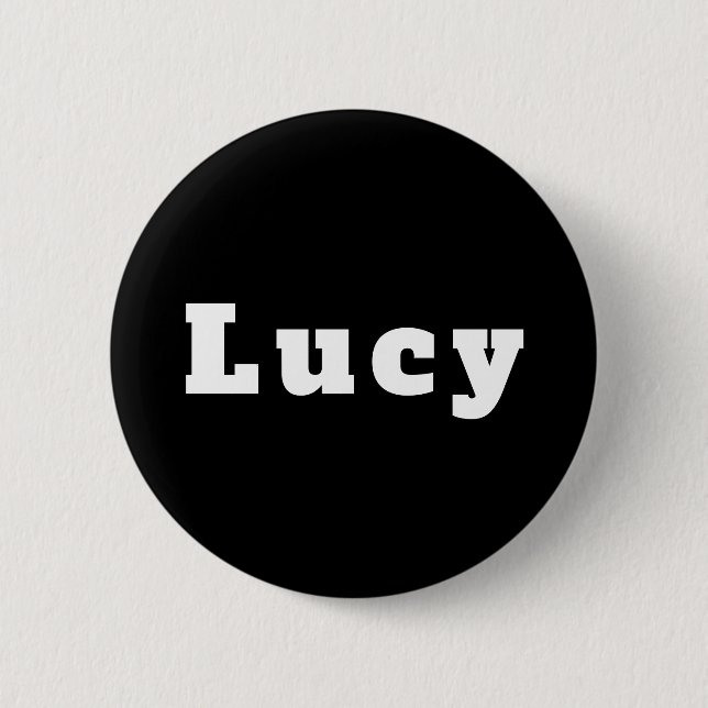 Badge Rond 5 Cm Lucy (Devant)